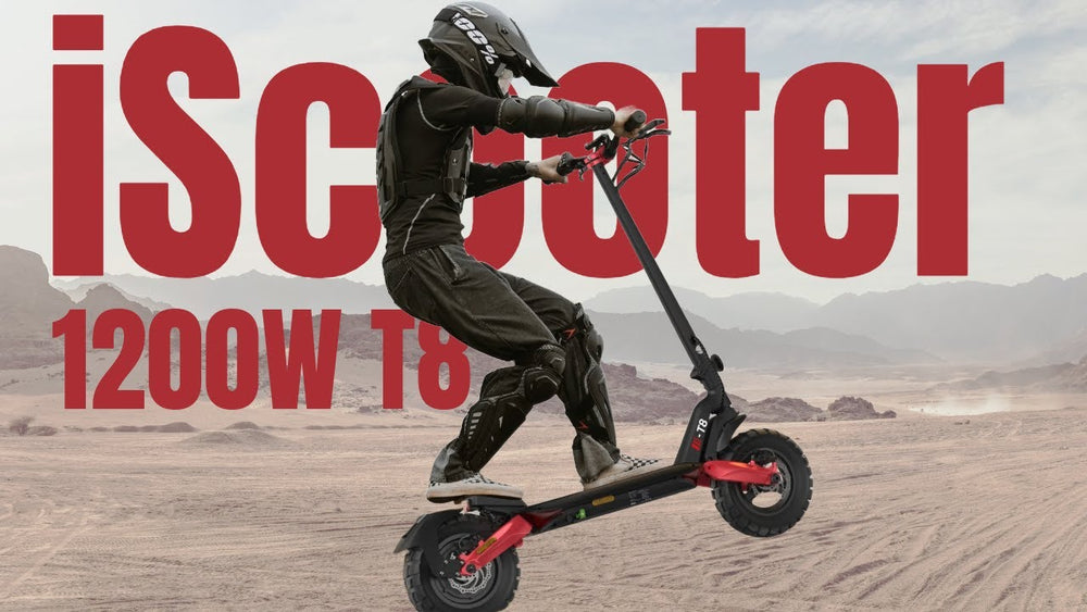 iScooter 1200W T8 Offroad escooter im Test
