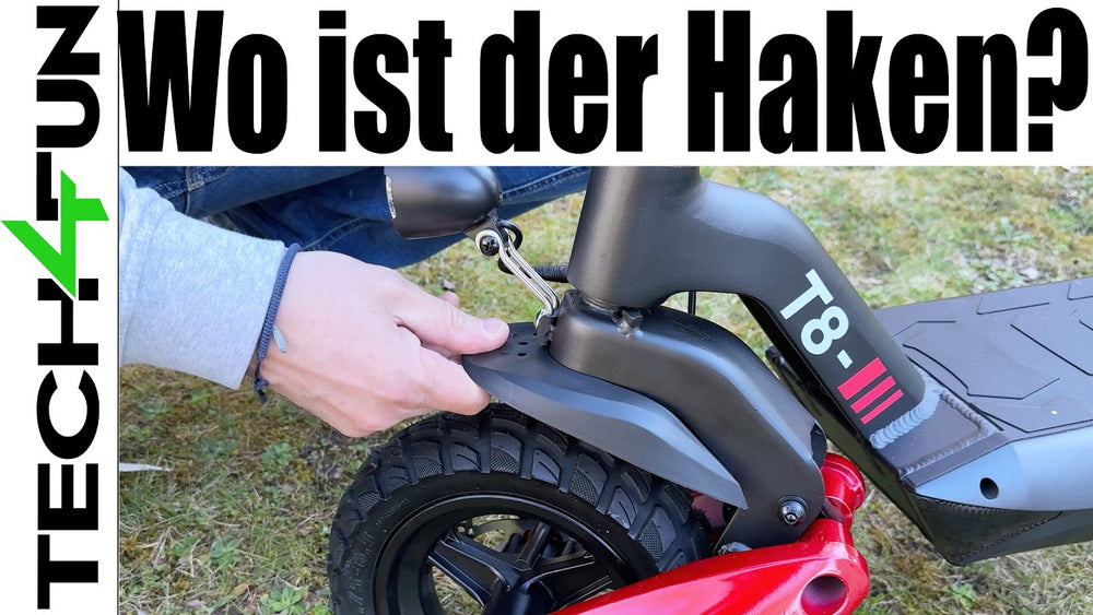 iScooter T8 E-Scooter ABE-zugelassen | Vollfederung für Gelände