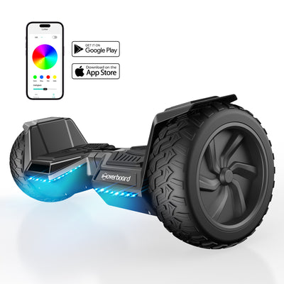 iHoverboard H8 LED Silber Hoverboard Gelände 8.5"