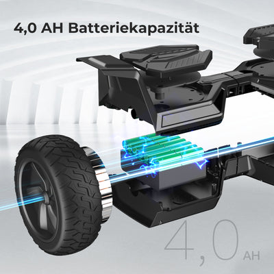 iHoverboard H8 LED Silber Hoverboard Gelände 8.5"