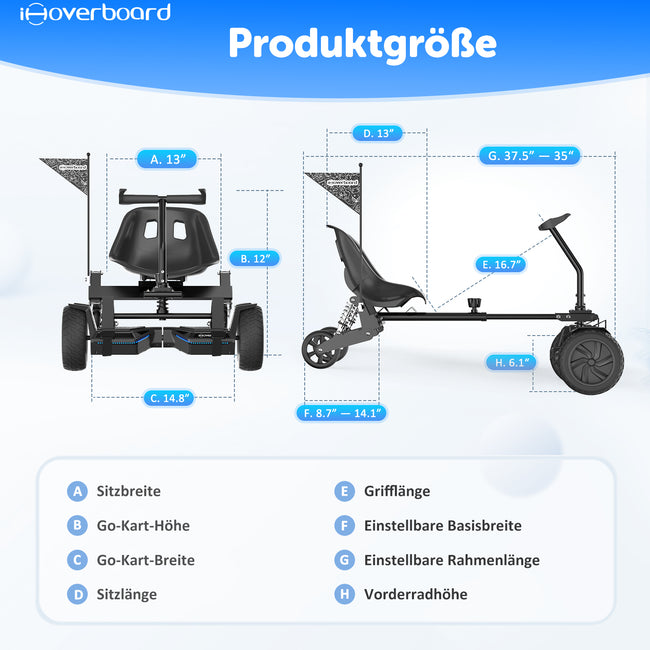 6. Bild von Q6 Hoverboard Sitz(NICHT kompatibel mit H1 Hoverboard)