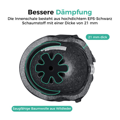 hoverboard sitz helm mit mattierter PC-Schale