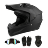 Offroad-Helmset: Helm, Schutzbrille, Taktische Handschuhe & Bandana