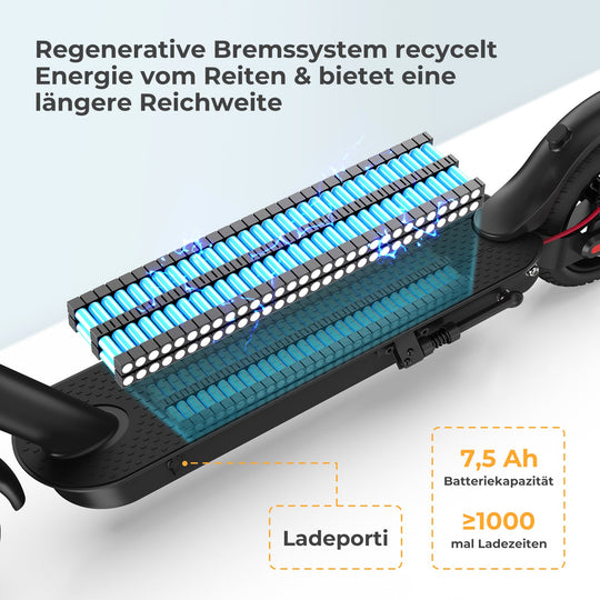 E-Scooter E9 Mit Straßenzulassung - 25 Km Reichweite Inklusive App