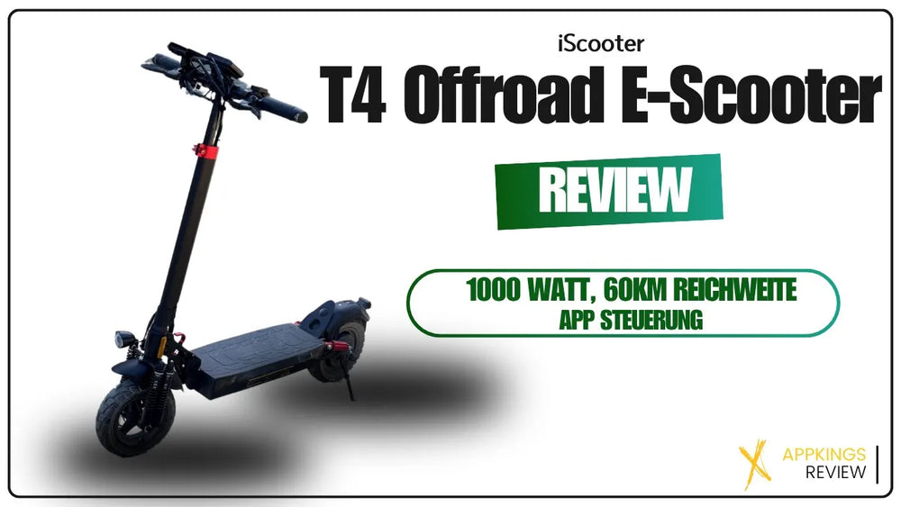 iScooter T4 Offroad E-Scooter im Test - 1000 Watt & 60km Reichweite