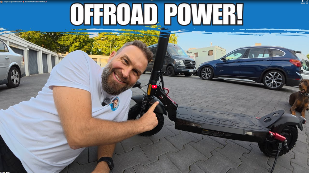 Camper-tauglicher E-Scooter?! 😍 iScooter T4 Offroad im Härtetest 🚀