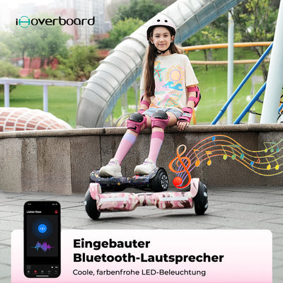 iHoverboard H2 Rosa Bluetooth Hoverboard 6.5"