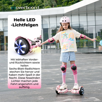 iHoverboard H2 Rosa Bluetooth Hoverboard 6.5"