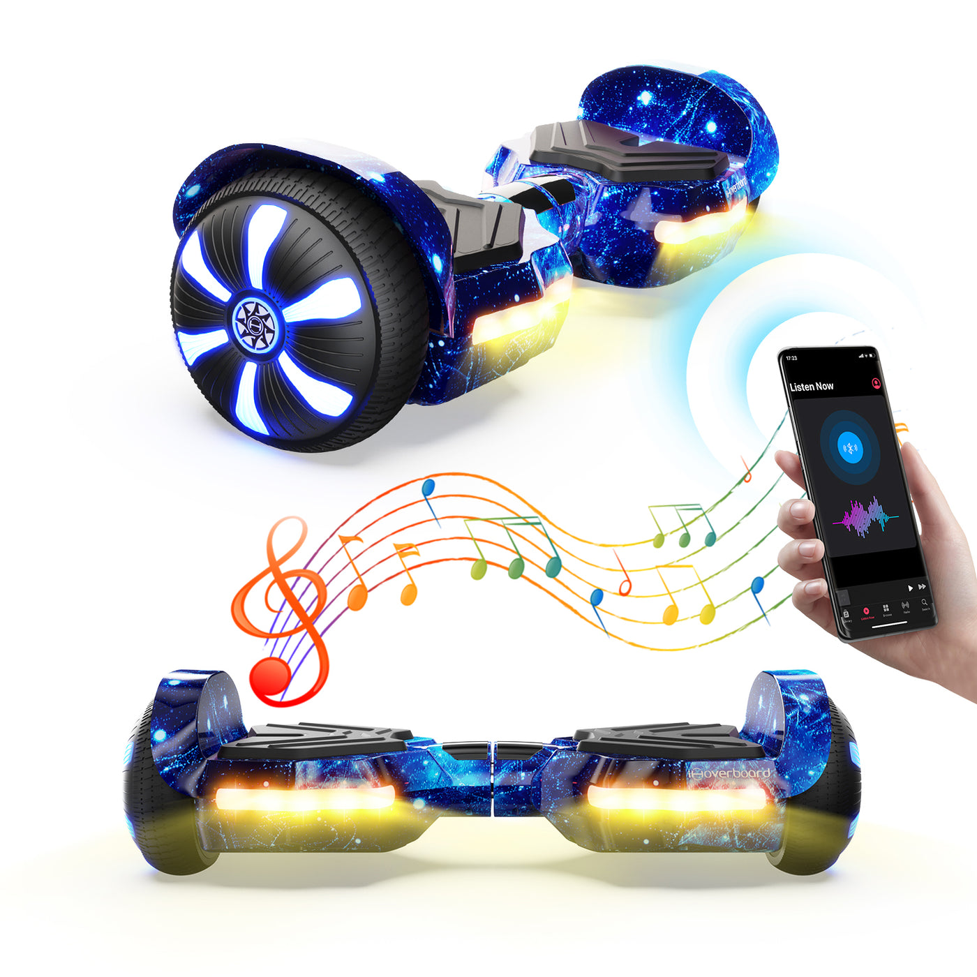 iHoverboard H2 Rosa Bluetooth Hoverboard 6.5"