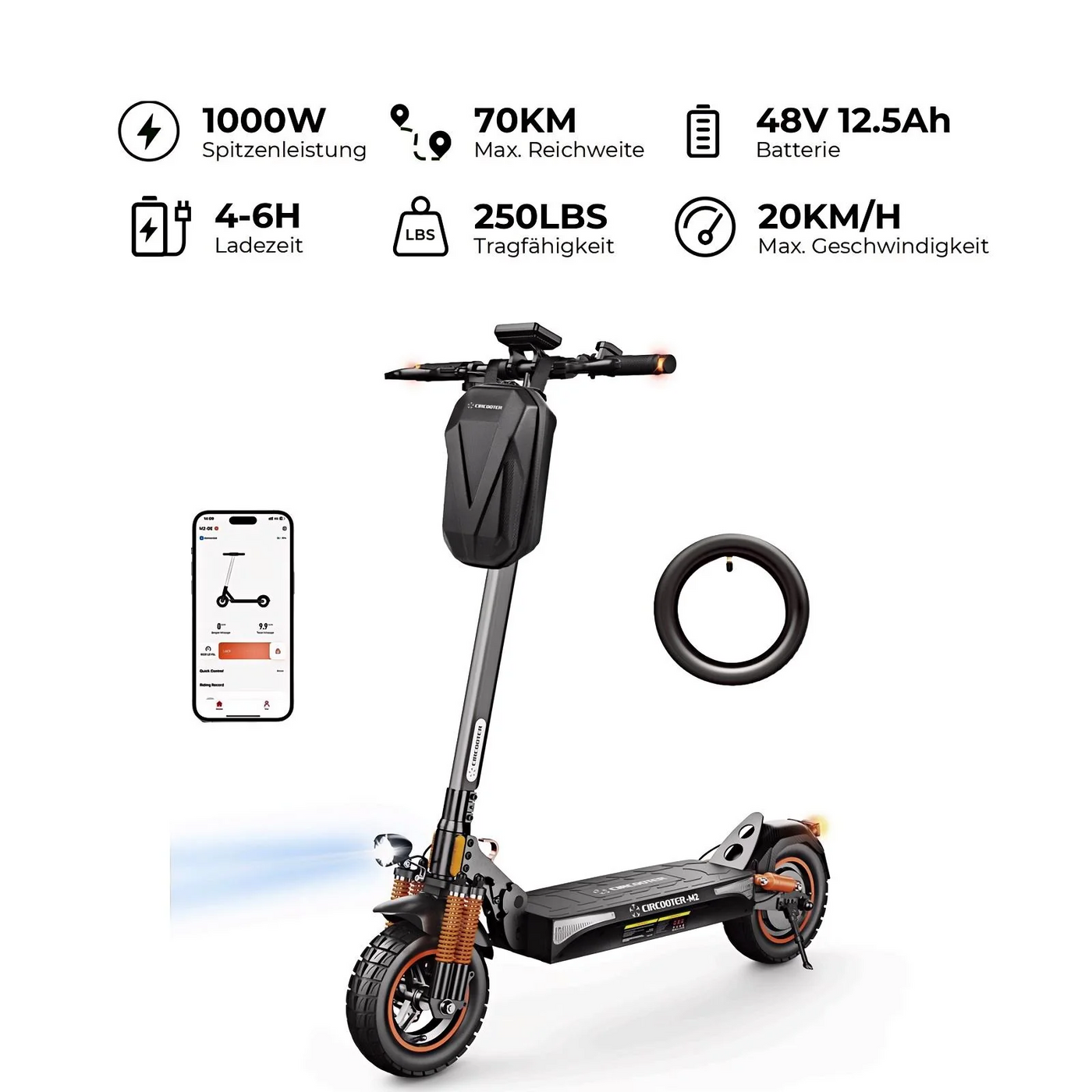 iScooter 1000W T4 Offroad E-Scooter Mit Straßenzulassung (ABE/eKFV)