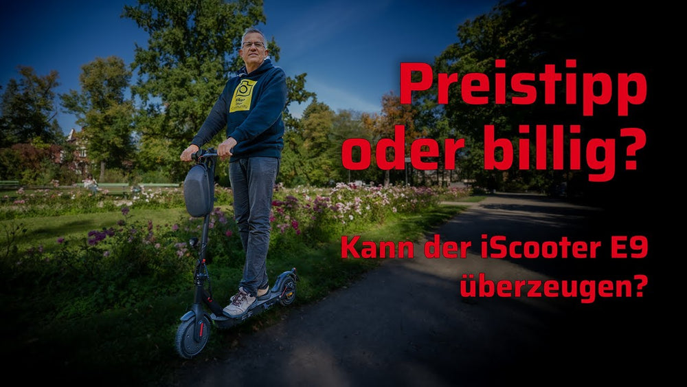 Der iScooter E9 im Praxistest – Reichweite, Speed und Alltagstauglichkeit❗