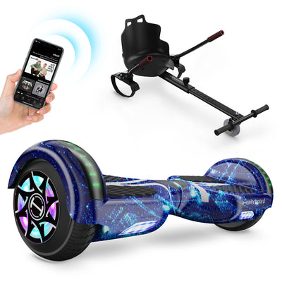 hoverboard mit bluetooth und led