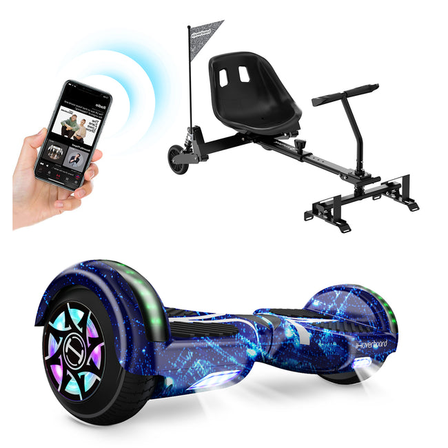 34. Bild von H1 Marineblaues 700-W-Motor Smart Balance Hoverboard Bluetooth 6.5 Zoll