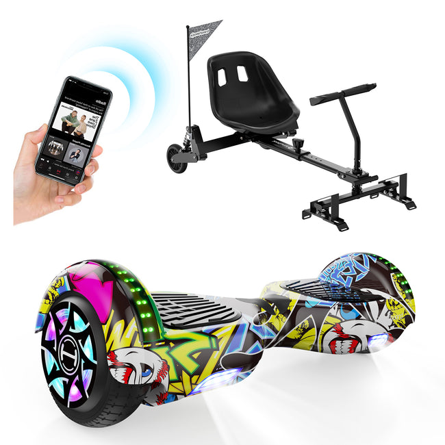 25. Bild von H1 Blaues 700-W-Motor LED Balance Hoverboard Bluetooth 6.5"