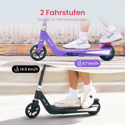 iScooter iK1S/iK2 Kinderroller mit leuchtenden Rädern