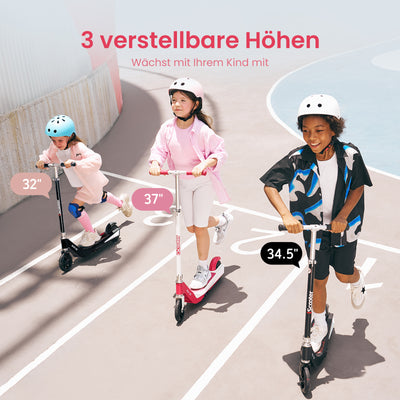 iScooter iK1S/iK2 Kinderroller mit leuchtenden Rädern