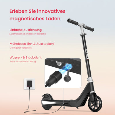 iScooter iK1S/iK2 Kinderroller mit leuchtenden Rädern