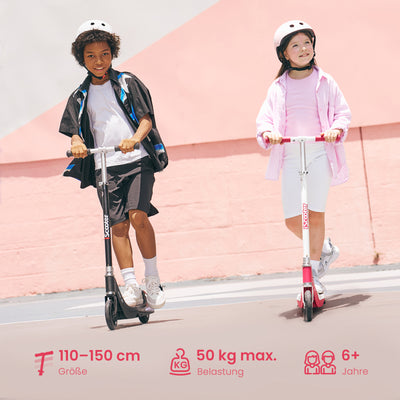 iScooter iK1S/iK2 Kinderroller mit leuchtenden Rädern