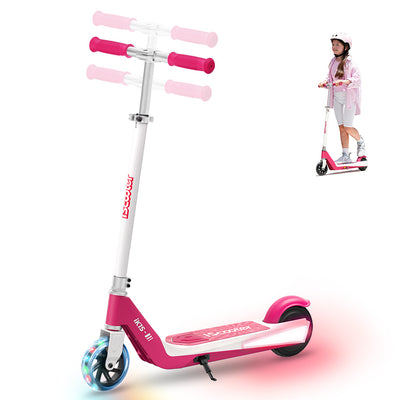 iScooter iK1S/iK2 Kinderroller mit leuchtenden Rädern