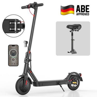 iScooter E-Scooter Mit Straßenzulassung Mit Doppelfederung (ABE,eKFV)