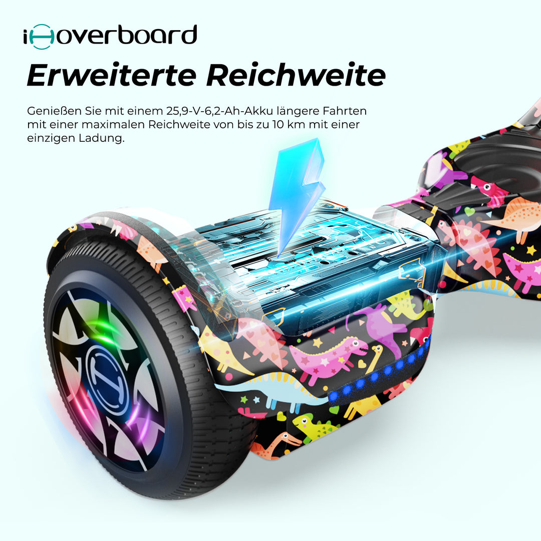 H1 Marineblaues Smart Balance Hoverboard 6.5 Zoll iScooter