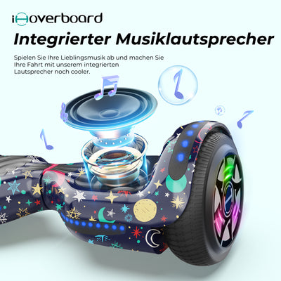 H1 LED Hoverboard Kinder 6.5" in verschiedenen Ausführungen erhältlich