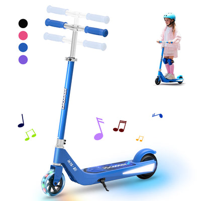 iScooter iK1S/iK2 Kinderroller mit leuchtenden Rädern