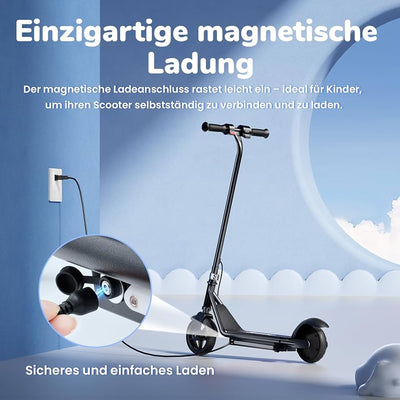 iScooter iK3/iK3Max Kinder E-Scooter 6″ mit LED & 3 Geschwindigkeiten