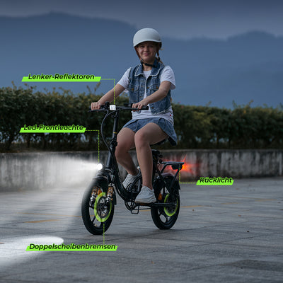 U4 Tiefeinsteiger Faltbares E-Bike