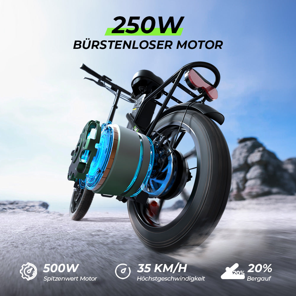 U4 Tiefeinsteiger Faltbares E-Bike