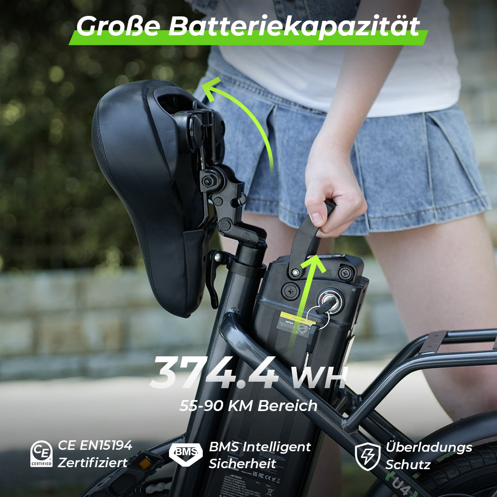 U4 Tiefeinsteiger Faltbares E-Bike