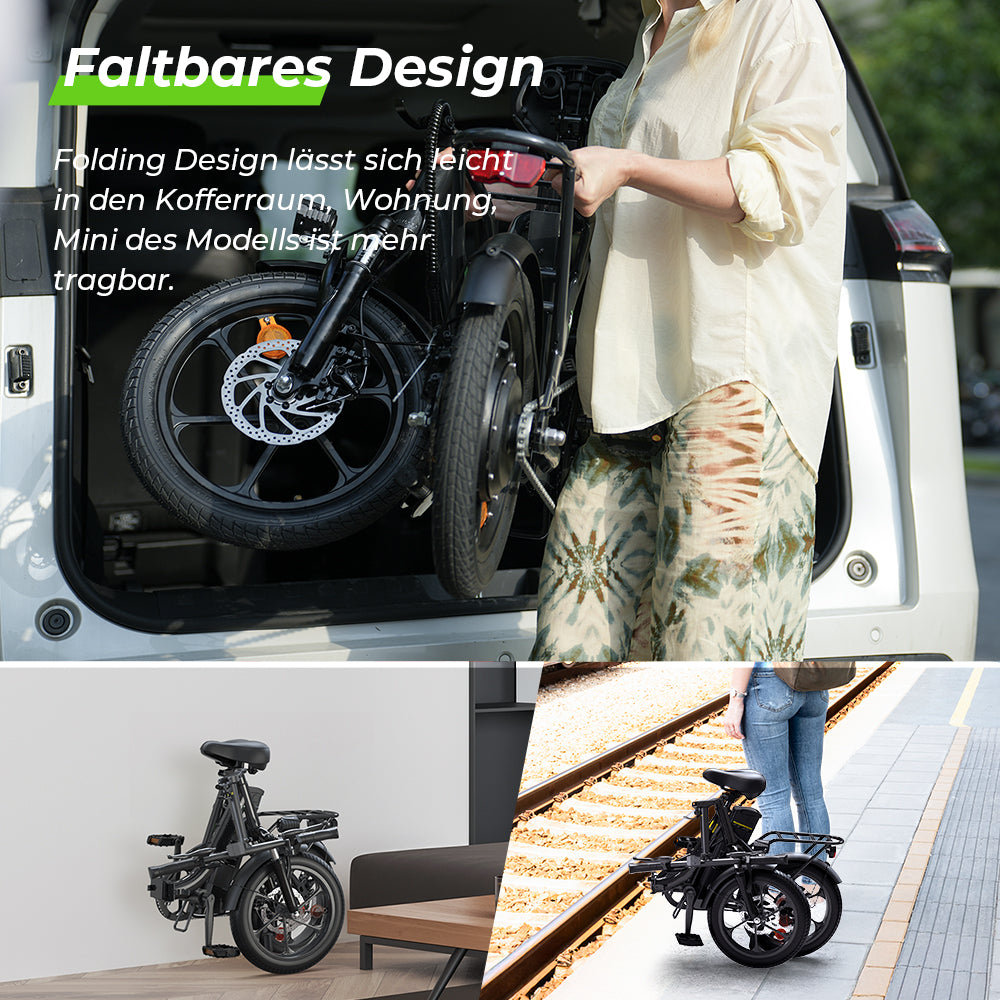 U4 Tiefeinsteiger Faltbares E-Bike