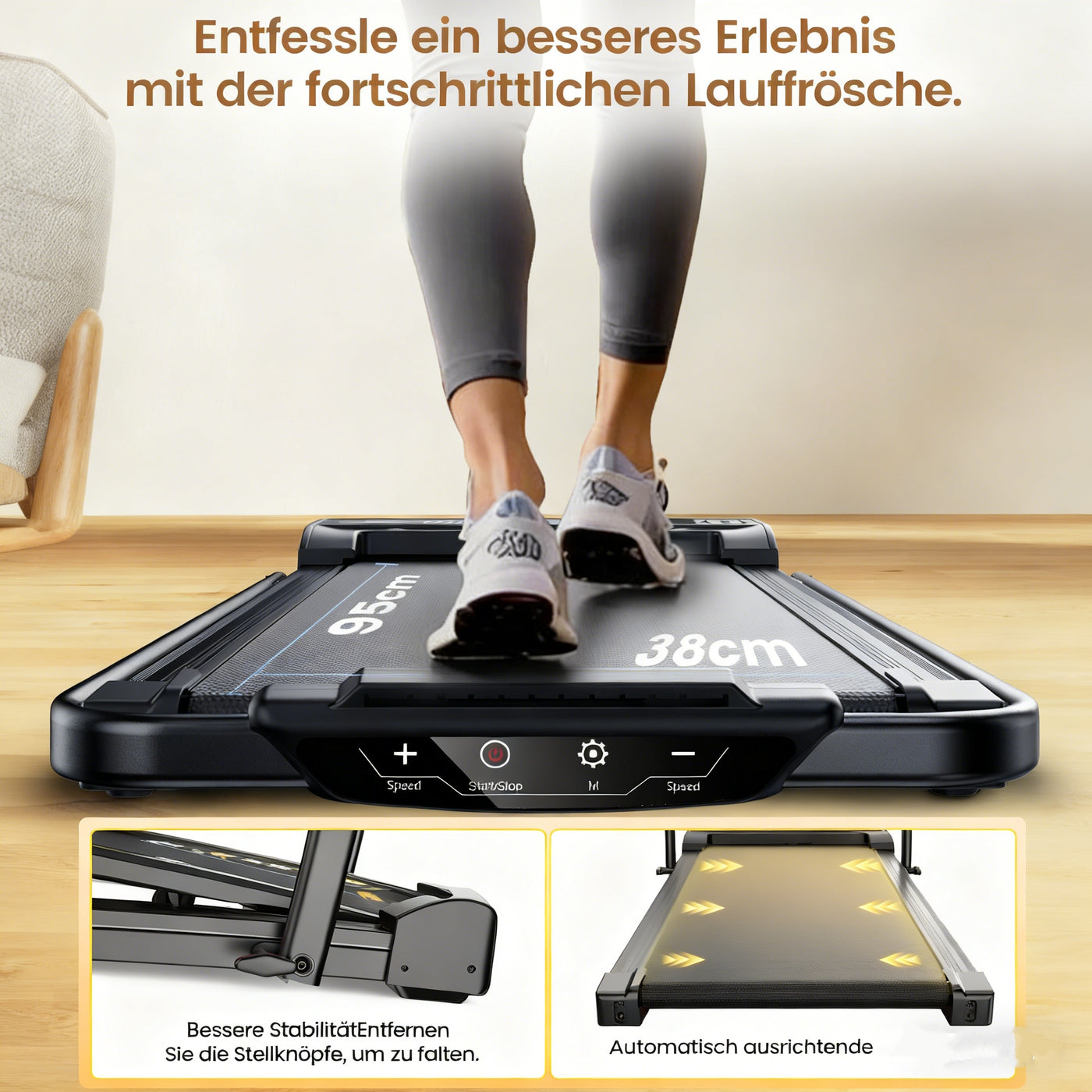 JT51 klappbares Walking Laufband