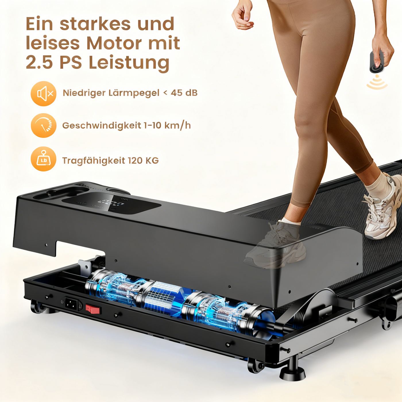 JT51 klappbares Walking Laufband