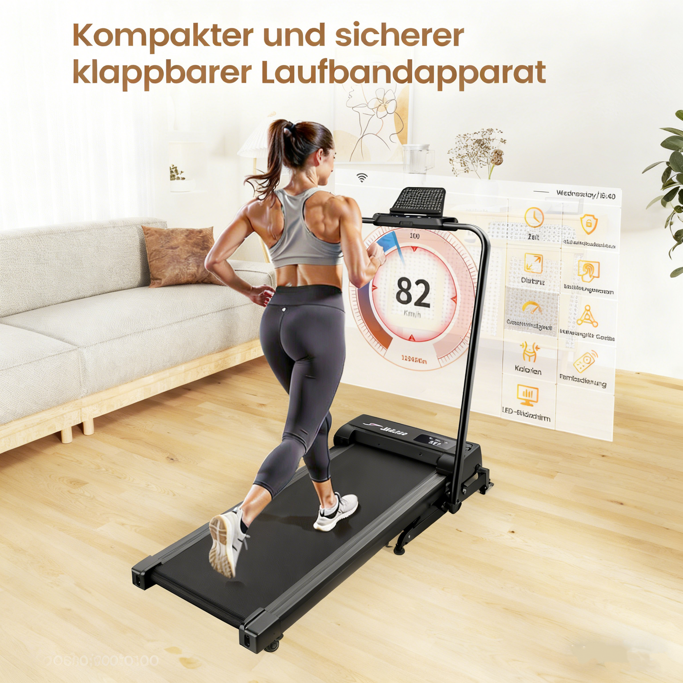 JT51 klappbares Walking Laufband