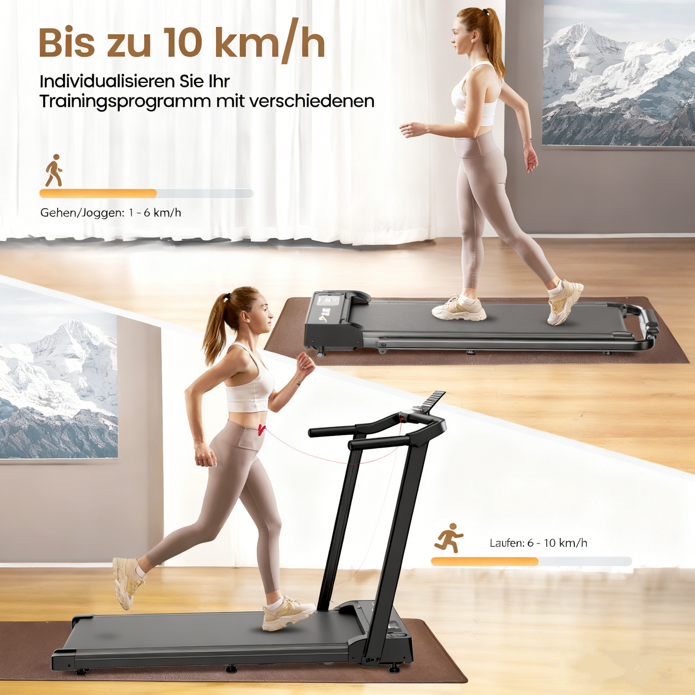 JT51 klappbares Walking Laufband