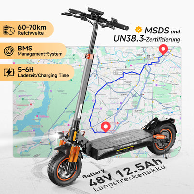 iScooter M2 Offroad E-Scooter Mit Straßenzulassung (ABE/eKFV)