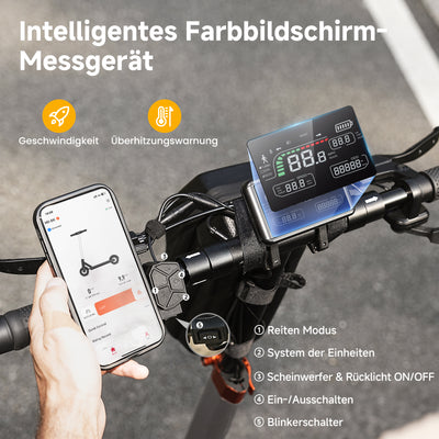 iScooter M2 Offroad E-Scooter Mit Straßenzulassung (ABE/eKFV)