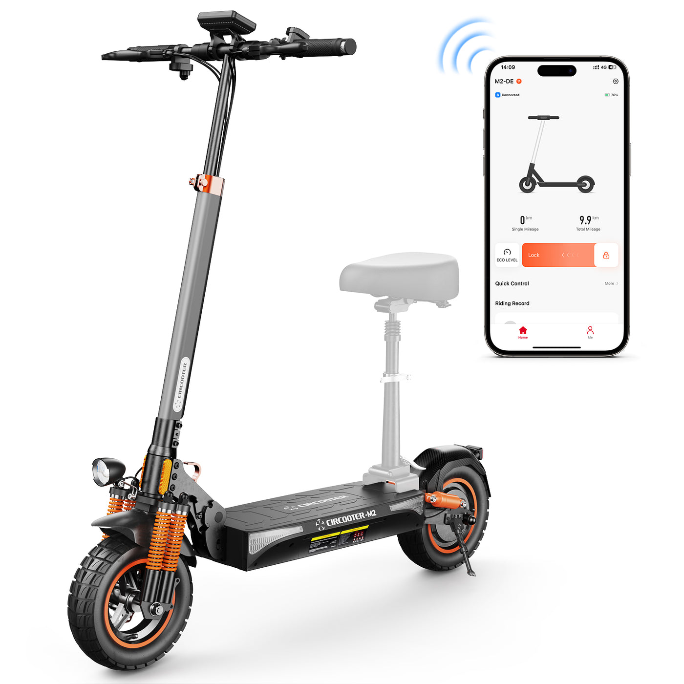 iScooter M2 Offroad E-Scooter Mit Straßenzulassung (ABE/eKFV)