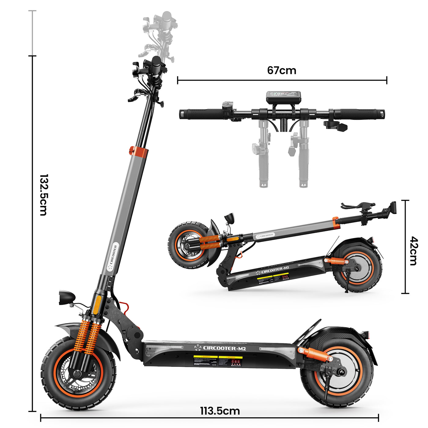 iScooter M2 Offroad E-Scooter Mit Straßenzulassung (ABE/eKFV)