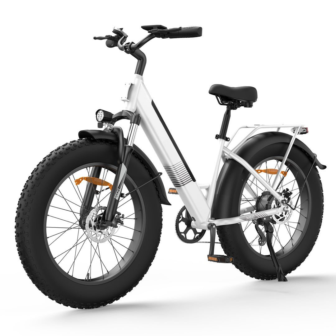 mountainbike fette reifen M60 Fat Tire Trekking E-Bike