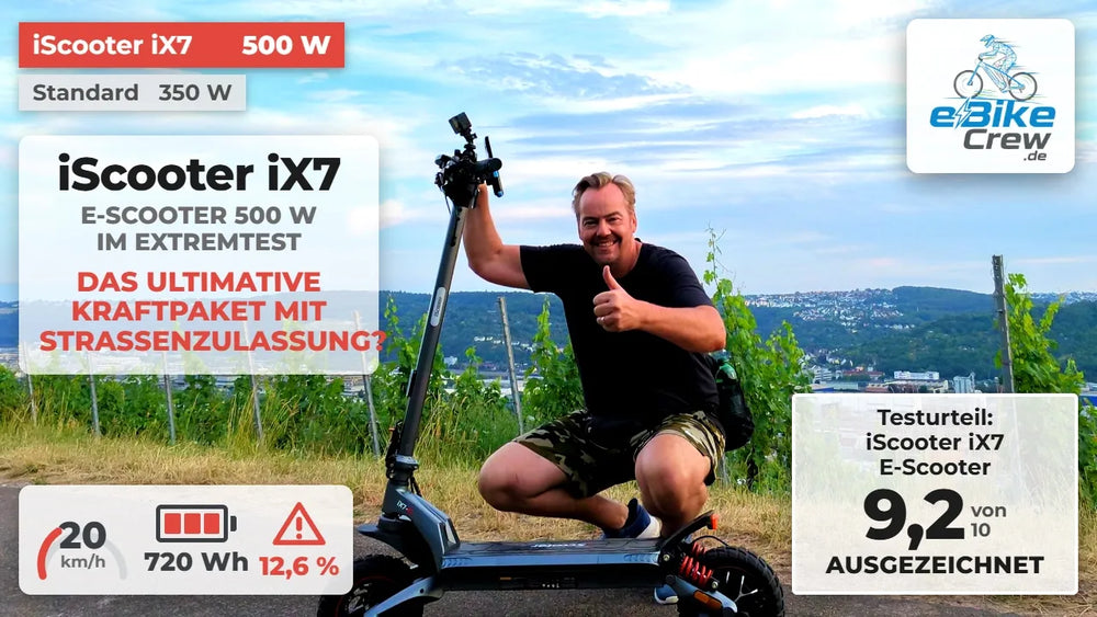 iScooter iX7 Test: EXTREMTEST mit 100 KILO am Berg! Das Ergebnis ist VERRÜCKT!
