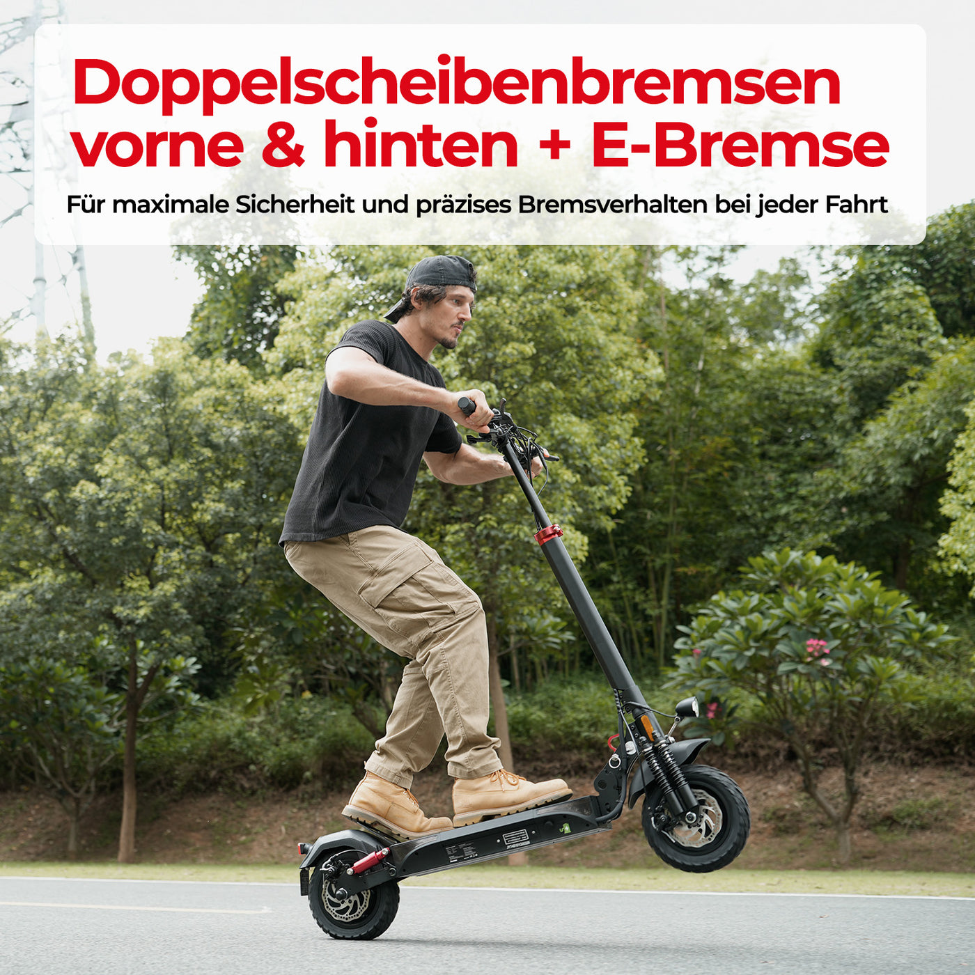 iScooter 1000W T4 Offroad E-Scooter Mit Straßenzulassung (ABE/eKFV)