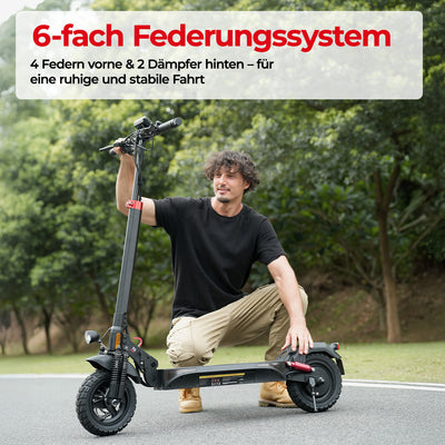iScooter 1000W T4 Offroad E-Scooter Mit Straßenzulassung (ABE/eKFV)