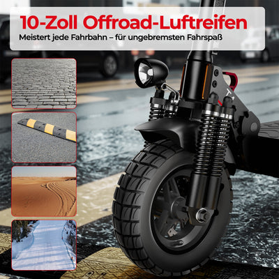 iScooter 1000W T4 Offroad E-Scooter Mit Straßenzulassung (ABE/eKFV)