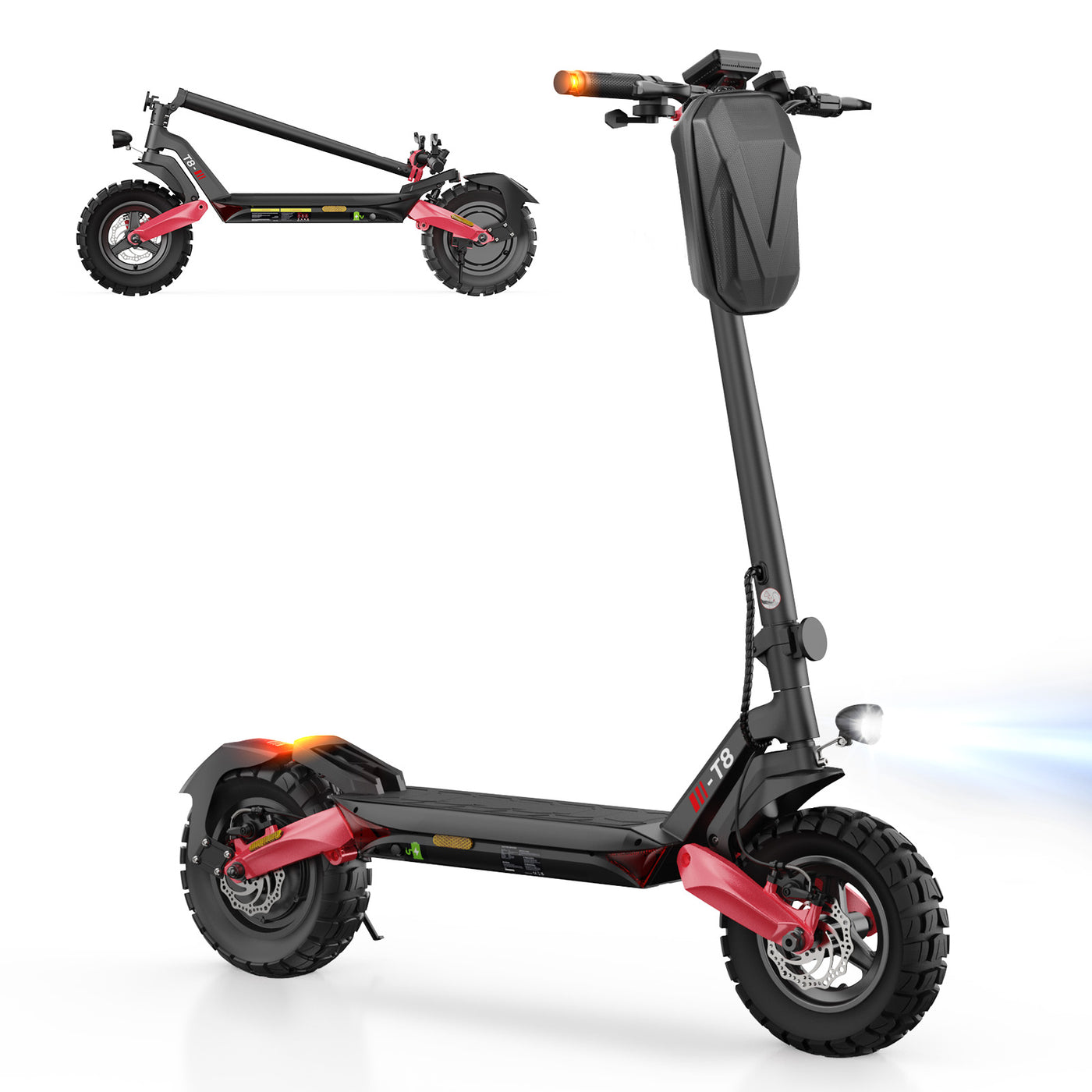 iScooter T8 Offroad-E-Scooter Mit Straßenzulassung 1200W Motor (ABE,eKFV)