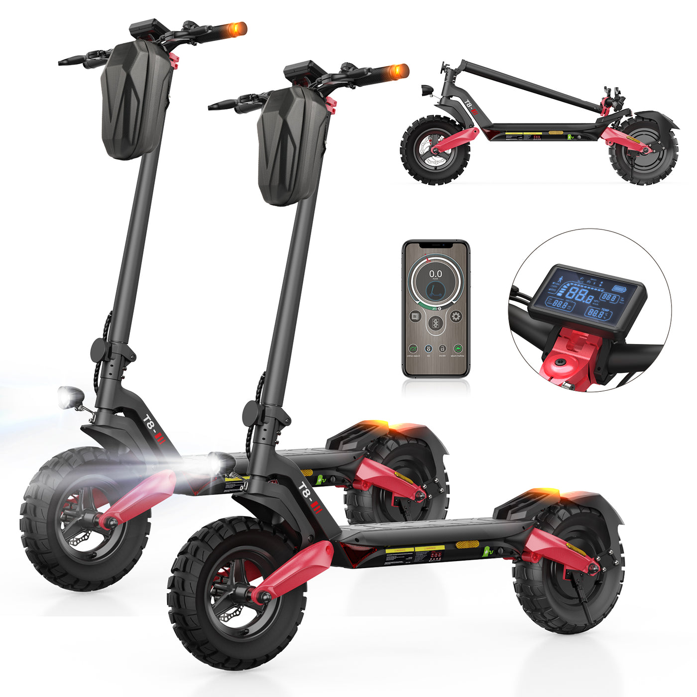 iScooter 1200W T8 Offroad E-Scooter Mit Straßenzulassung (ABE/eKFV)