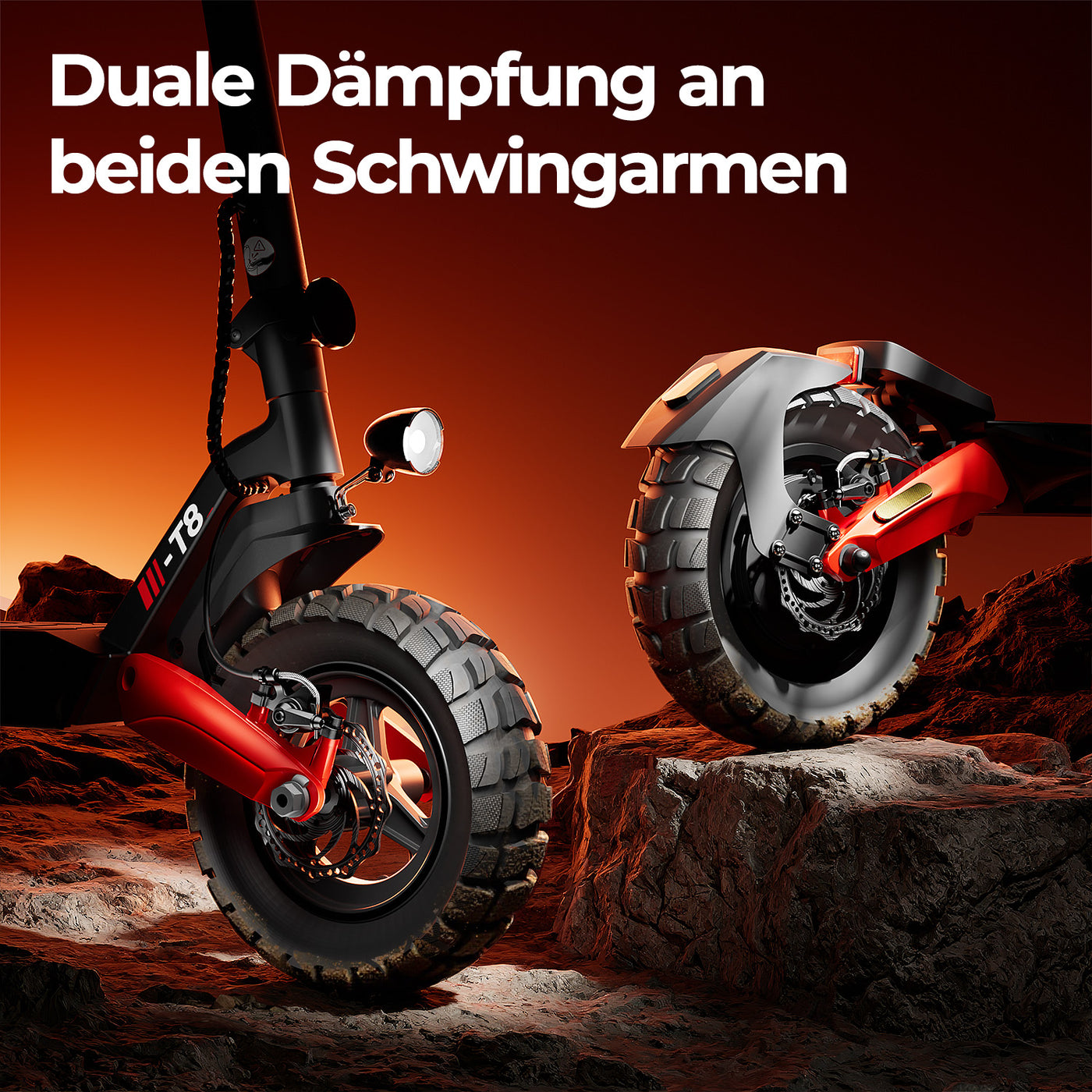 iScooter 1200W T8 Offroad E-Scooter Mit Straßenzulassung (ABE/eKFV)