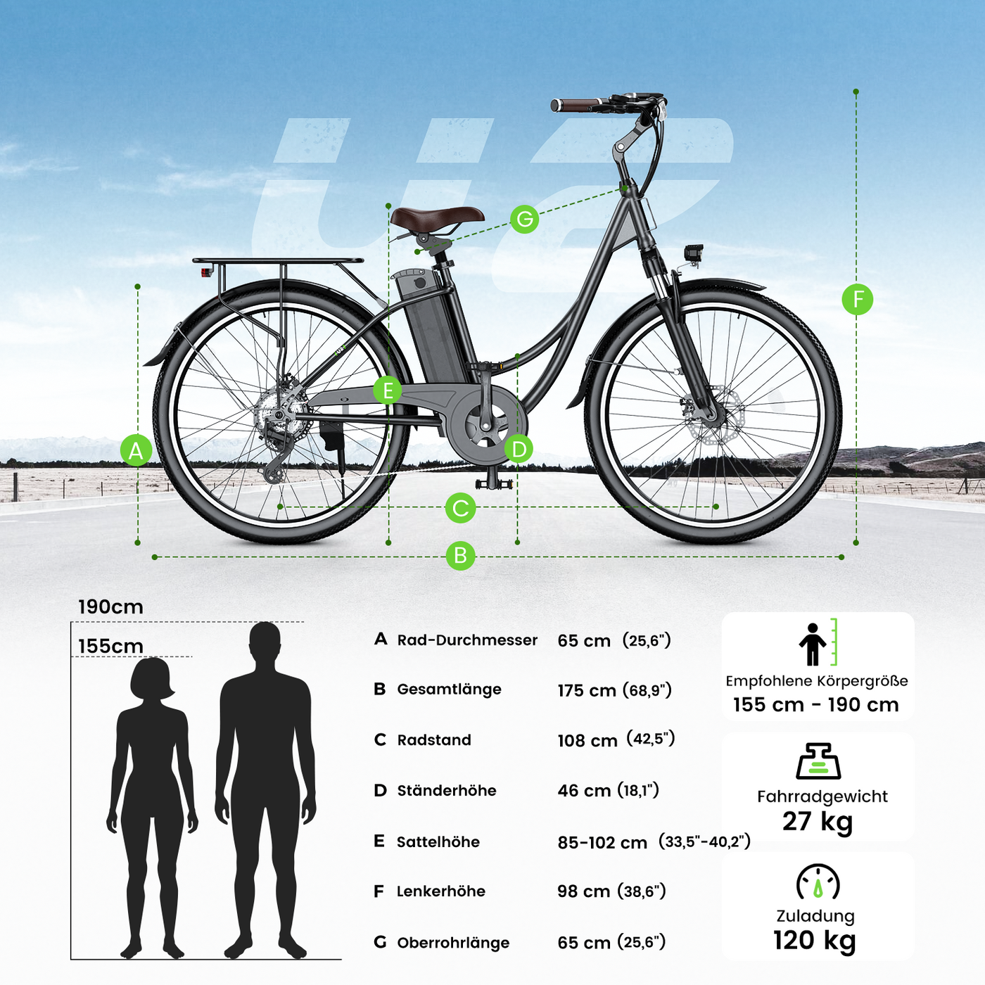 U2 Pendler Tiefeinsteiger E-Bike