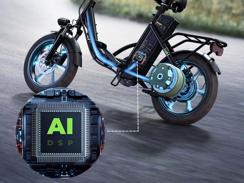 electric bike with headlight